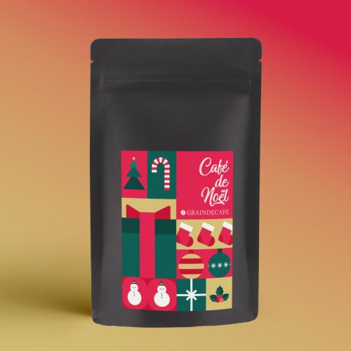 Café en grain | Blend de Noël 100 % arabica : 250 Gr