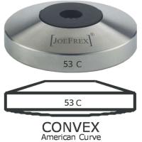 Tamper base Convex en acier inoxydable 53mm HS73239300 | JoeFrex